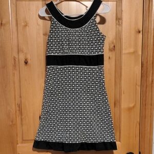 Beautiful Spring Black and White Patterned Dress